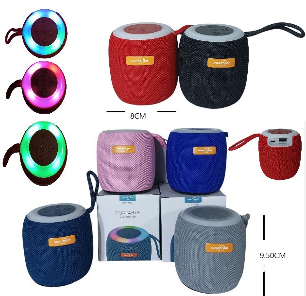 PARLANTE C/LUZ BT/FM/MP3