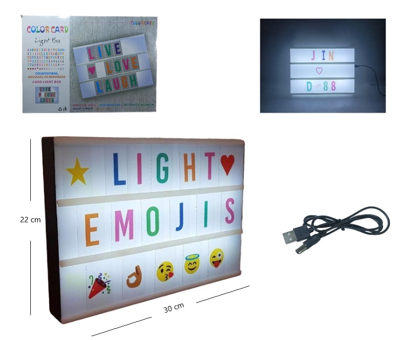 LED-83086 CARTEL LUMINOSO LED LETRAS A4 LED-83092